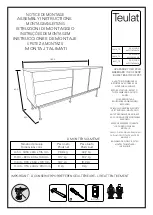 Preview for 3 page of Teulat YOKO 2D3DR Assembly Instructions Manual