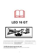 TEUPEN LEO 16 GT Manual preview