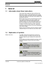 Preview for 9 page of TEUPEN LEO 30T Translation Of The Original Operating Instructions