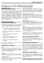 Preview for 53 page of teutonia Delta 04 Operating Instructions Manual