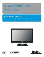 Preview for 1 page of Tevion ALCD3270 Instruction Manual