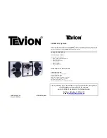 Предварительный просмотр 1 страницы Tevion CD5 8500 User Manual