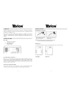 Preview for 3 page of Tevion CD5 8500 User Manual