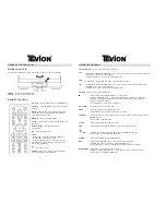 Предварительный просмотр 5 страницы Tevion CD5 8500 User Manual