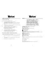 Предварительный просмотр 6 страницы Tevion CD5 8500 User Manual