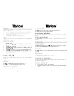 Preview for 7 page of Tevion CD5 8500 User Manual