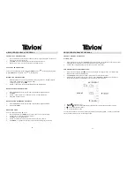 Предварительный просмотр 11 страницы Tevion CD5 8500 User Manual