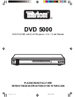 Preview for 1 page of Tevion DVD 5000 User Manual