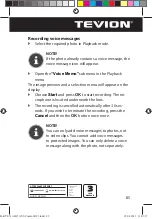 Предварительный просмотр 87 страницы Tevion E43004 User Manual