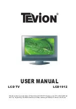 Preview for 1 page of Tevion LCD1912 User Manual