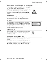 Preview for 2 page of Tevion MD 4414 User Manual