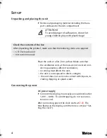 Preview for 3 page of Tevion MD 4414 User Manual