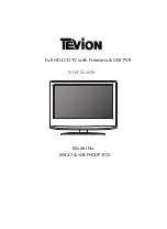 Preview for 1 page of Tevion W42-74J-GB-FHCUP-ROI User Manual