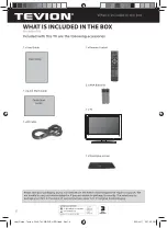 Preview for 5 page of Tevion W42-74J-GB-FHCUP-ROI User Manual