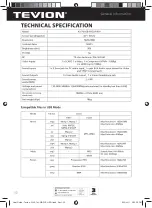 Preview for 27 page of Tevion W42-74J-GB-FHCUP-ROI User Manual