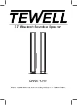 TEWELL T-232 Manual preview