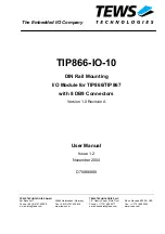 Tews Technologies TIP866-IO-10 User Manual preview