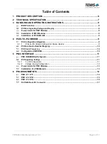 Preview for 4 page of Tews Technologies TPCE260 User Manual