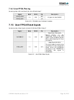 Preview for 74 page of Tews Technologies TPCE636 User Manual