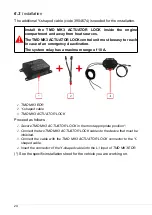 Preview for 24 page of TEXA TMD I/O EXPANDER Installation Manual