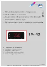 TEXA TX-i40 Instruction Manual предпросмотр