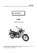 Preview for 20 page of Texas A/S Cruise 250 2005 User Manual