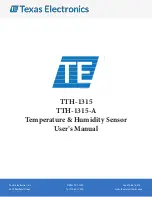 Texas Electronics TTH-1315 User Manual preview