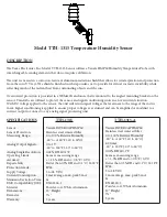 Preview for 2 page of Texas Electronics TTH-1315 User Manual