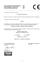 Предварительный просмотр 20 страницы Texas Equipment CB 8700 User Manual