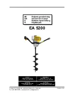 Texas Equipment EA 5200 Instruction Manual preview