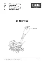 Texas Equipment El-Tex 1800 User Manual preview