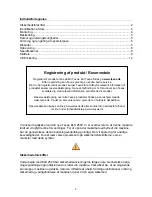 Preview for 2 page of Texas Equipment ELS 2500 User Manual