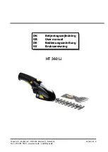 Texas Equipment HT 360 Li User Manual preview