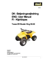 Texas Equipment King50AX User Manual preview