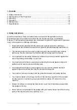 Preview for 11 page of Texas Equipment Power Saw 2201 User Manual