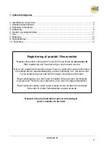 Preview for 2 page of Texas Equipment Power Split 800 H User Manual