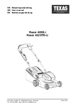 Preview for 1 page of Texas Equipment RAZOR 4200Li User Manual