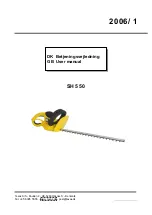 Preview for 1 page of Texas Equipment SH 550 User Manual