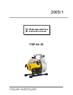 Preview for 1 page of Texas Equipment TGP 40-35 Instruction Manual