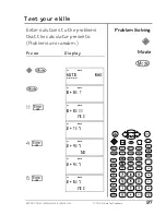 Preview for 104 page of Texas Instruments 15TK - Class Set Teachers Manual