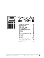 Preview for 42 page of Texas Instruments -34 II Explorer Plus User Manual