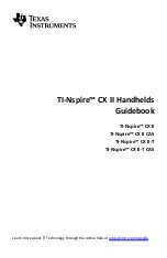 Texas Instruments 5808730 Handhelds Manualbook preview