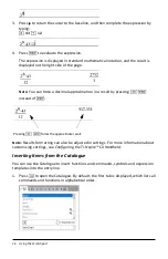 Предварительный просмотр 22 страницы Texas Instruments 5808730 Handhelds Manualbook