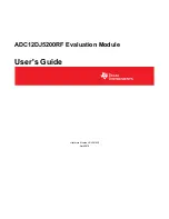 Предварительный просмотр 1 страницы Texas Instruments ADC12DJ5200RF User Manual