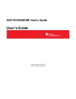 Texas Instruments ADC161S626 User Manual preview