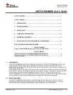 Preview for 1 page of Texas Instruments ADC161S626BEB User Manual