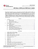 Texas Instruments ADC3 J EVM Series User Manual preview