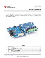 Texas Instruments ADC3140EVM-PDK User Manual preview