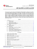 Texas Instruments ADC3221EVM User Manual preview