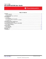 Texas Instruments ADC32RF5xEVM User Manual preview